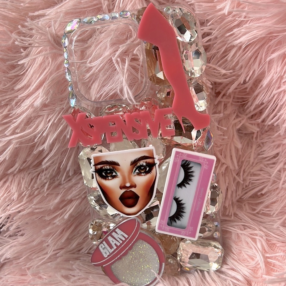 Baddie custom iPhone 14pro case